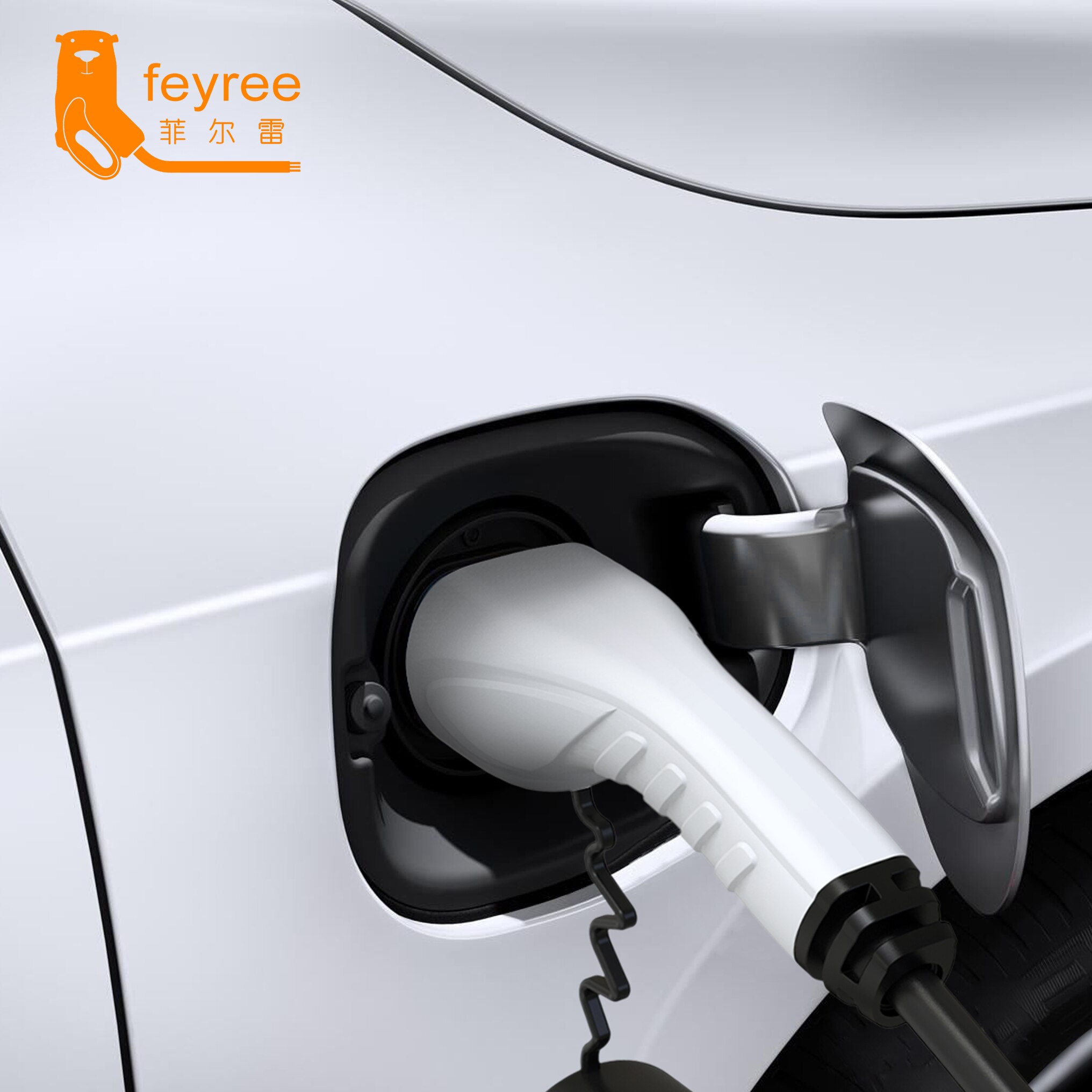 Feyree-enchufe de cargador EV para vehículo eléctrico, Cable tipo 2 16A, 1 fase, estación de carga, 3 fases, 11kW, 22kW, Cable de IEC62196-2