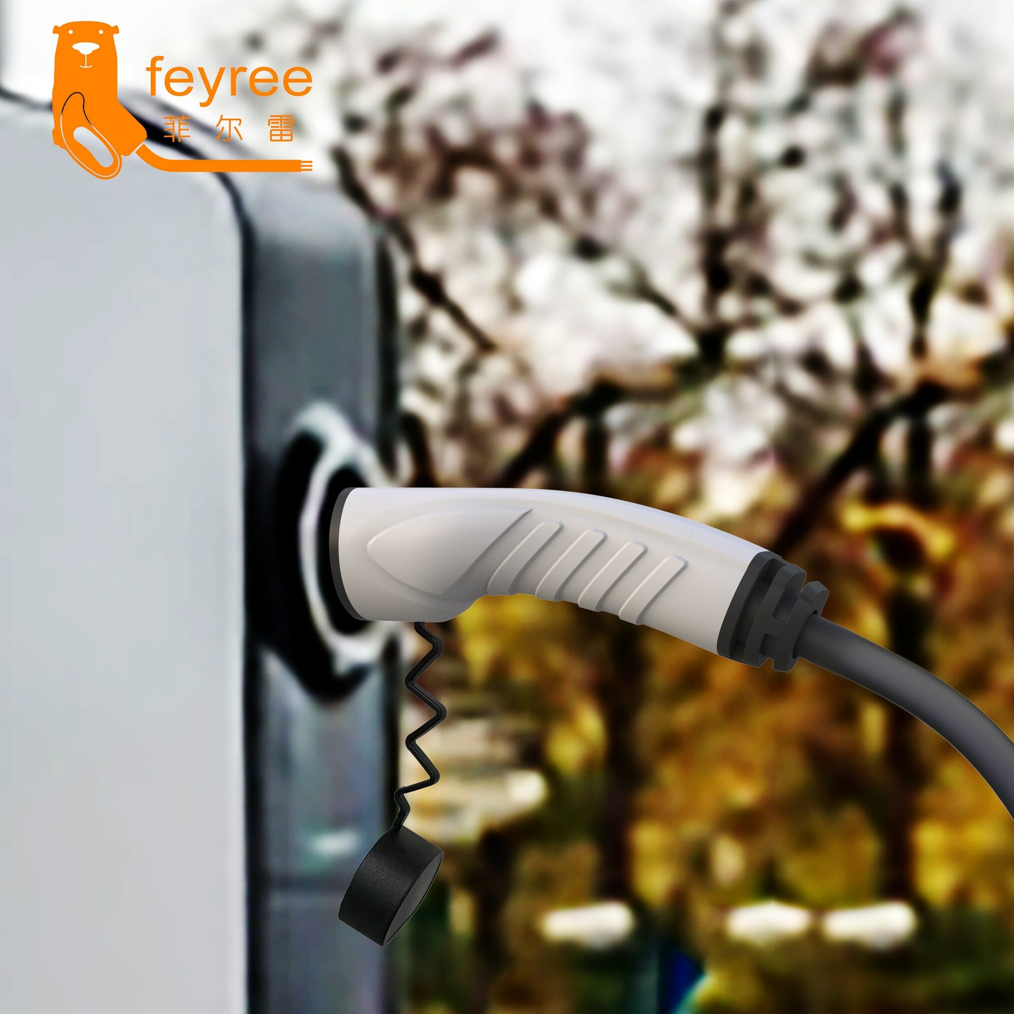 Feyree-fuente de alimentación de 32A, cargador macho lateral de 16A, adaptador de IEC62196-2 Tipo 2 trifásico para estación de carga de Wallbox de vehículo eléctrico Feyree-fuente de alimentación de 32A, cargador macho lateral de 16A, adaptador de IEC62196-2 Tipo 2 trifásico para estación de carga de Wallbox de vehículo eléctrico