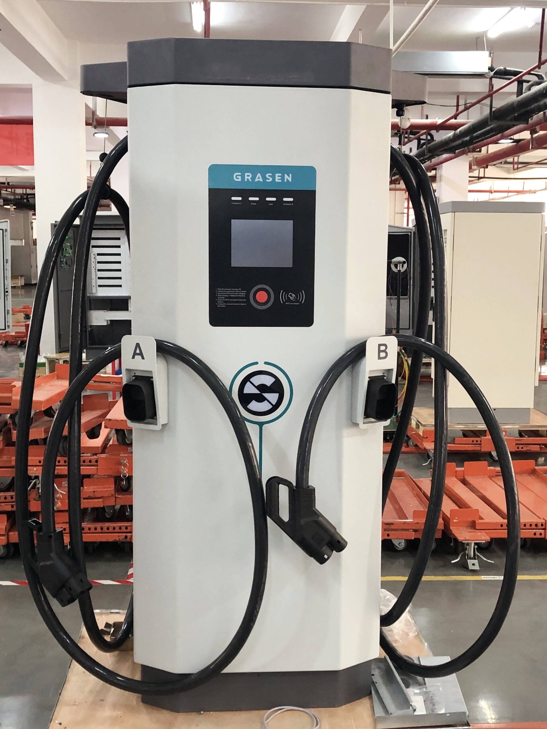 Estación de carga rápida para coche eléctrico, cargador de alta calidad para vehículo eléctrico, APP móvil OCPP comercial CCS 150kw EV DC Estación de carga rápida para coche eléctrico, cargador de alta calidad para vehículo eléctrico, APP móvil OCPP comercial CCS 150kw EV DC