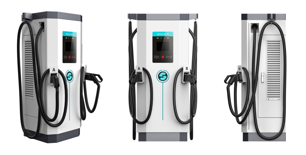 Estación de carga rápida para coche eléctrico, cargador de alta calidad para vehículo eléctrico, APP móvil OCPP comercial CCS 150kw EV DC